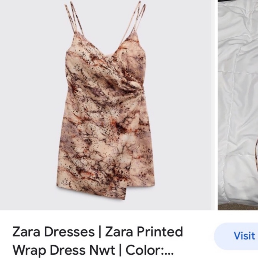 Zara marble mini dress